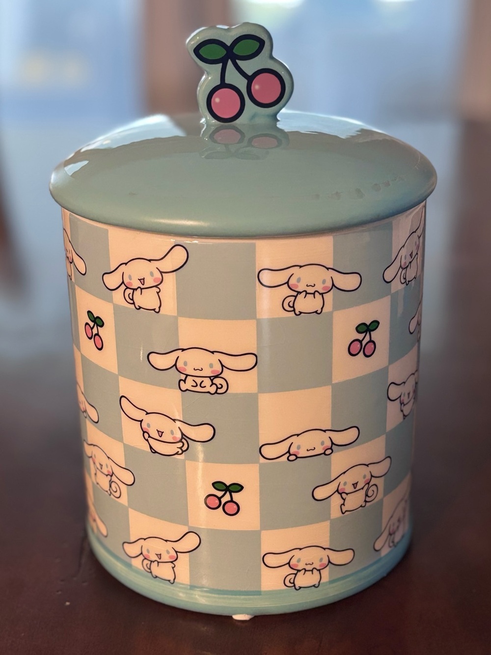 Sanrio Cinnamoroll Ceramic Cookie Jar Canister w/ Lid